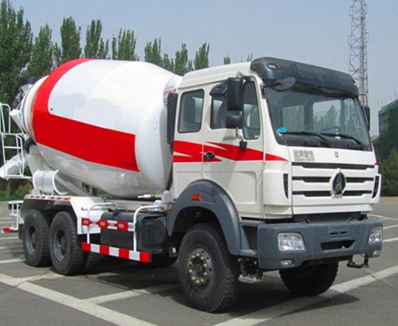 BEIBEN chassis 6X4 6m³ concrete truck mixer (1)